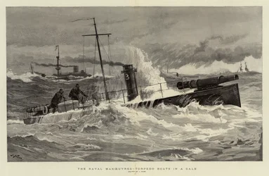 De Marine Manoeuvres, Torpedoboten in een Storm